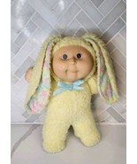Cabbage Patch Kids Babyland Bunny yellow  floral ears Hasbro 1990 Easter... - $14.84
