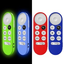 [4Pcs]Protective Case Compatible For Chromecast With Google Tv Remote Control, S - £14.84 GBP