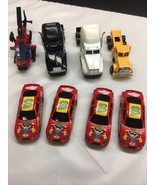 Race Cars Sam Bass Lot Plus Other Toy Trucks Helicopters VW Beetle Ford ... - $373.95 MXN