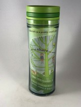 Starbucks Illustrated Green Tree Environmental Travel Tumbler Coffee Mug... - £11.39 GBP