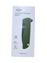 Olight Oknife Freeze 2 Tactical Folding Pocket EDC Knife for Hiking (OD Green) - £59.51 GBP