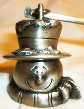 Pewter Candle Snuffer Snowman Christmas Decor - £9.43 GBP