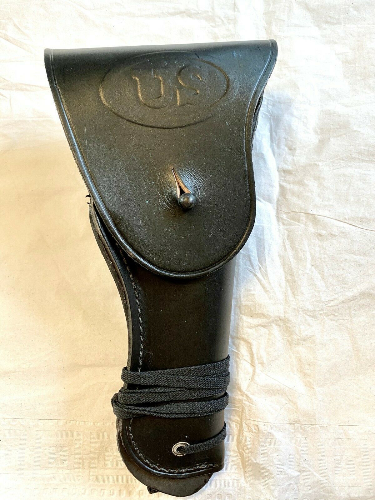 Vintage Genuine US Army M1916 Leather Holster for Colt 45 M1911 Pistol - £67.11 GBP