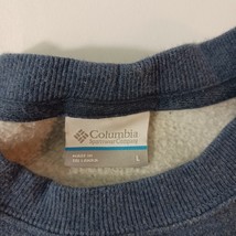 Men's COLUMBIA Hart Mountain II Fleece Pullover Blue Sweatshirt AM6769 Size L image 4