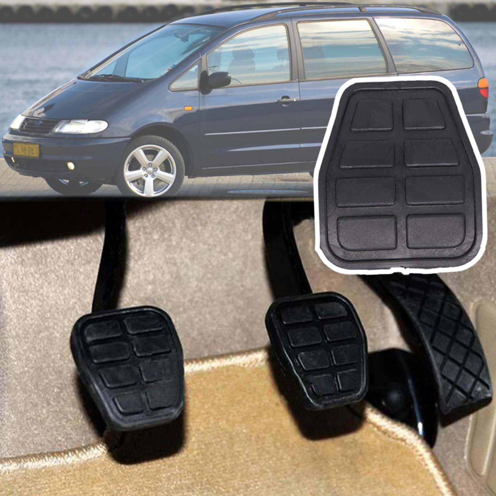 For VW Sharan 7M 1996 - 2002 2003 2004 2005 2006 2007 2008 2009 2010 Rubber - $7.93
