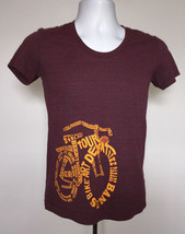 Womens Juniors New Belgium Brewing Beer T Shirt small Pedal Powered Fund... - £17.01 GBP