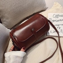 Vintage Bag Crossbody Bags for Women 2021 Girl Shopper Fashion Casual Solid Colo - £149.17 GBP