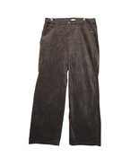 J Jill Womens Size 16 Brown Velour Pants Modal Wide Leg Career Workwear ... - $23.39