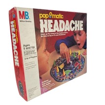 Pop O Matic Headache Game By Milton Bradley Game No 4709 Vintage 1986 - £13.19 GBP