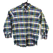 Wrangler TwentyX Mens XXL Button Up Shirt Multicolor Plaid Ranch Rodeo 20X 2XL - £23.70 GBP