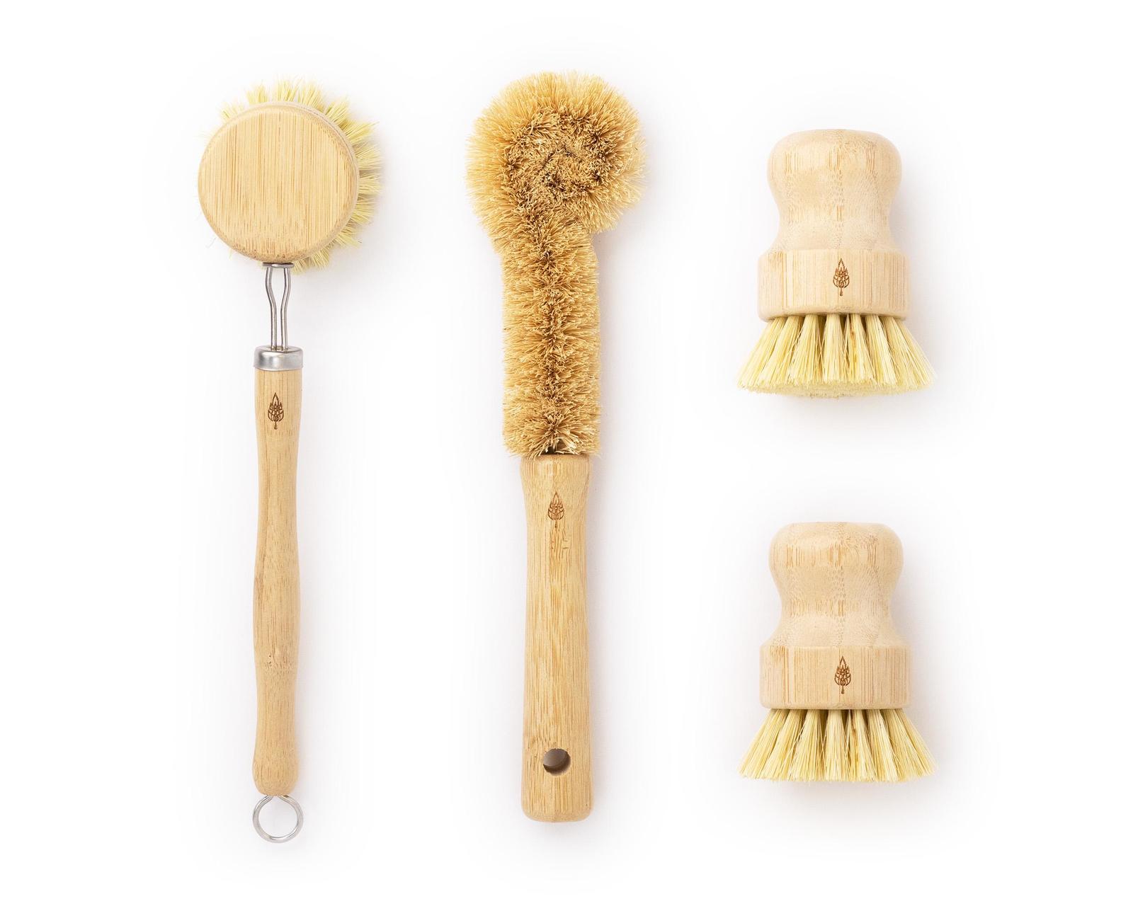PLANT OATH | Bamboo Dish Brush Set #25 | Eco-Conscious Kitchen Cleaning Set - $25.99
