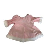 UR It baby Girls Infant Size 3 6 months Vintage Pink Fleece Dress Long S... - $18.80