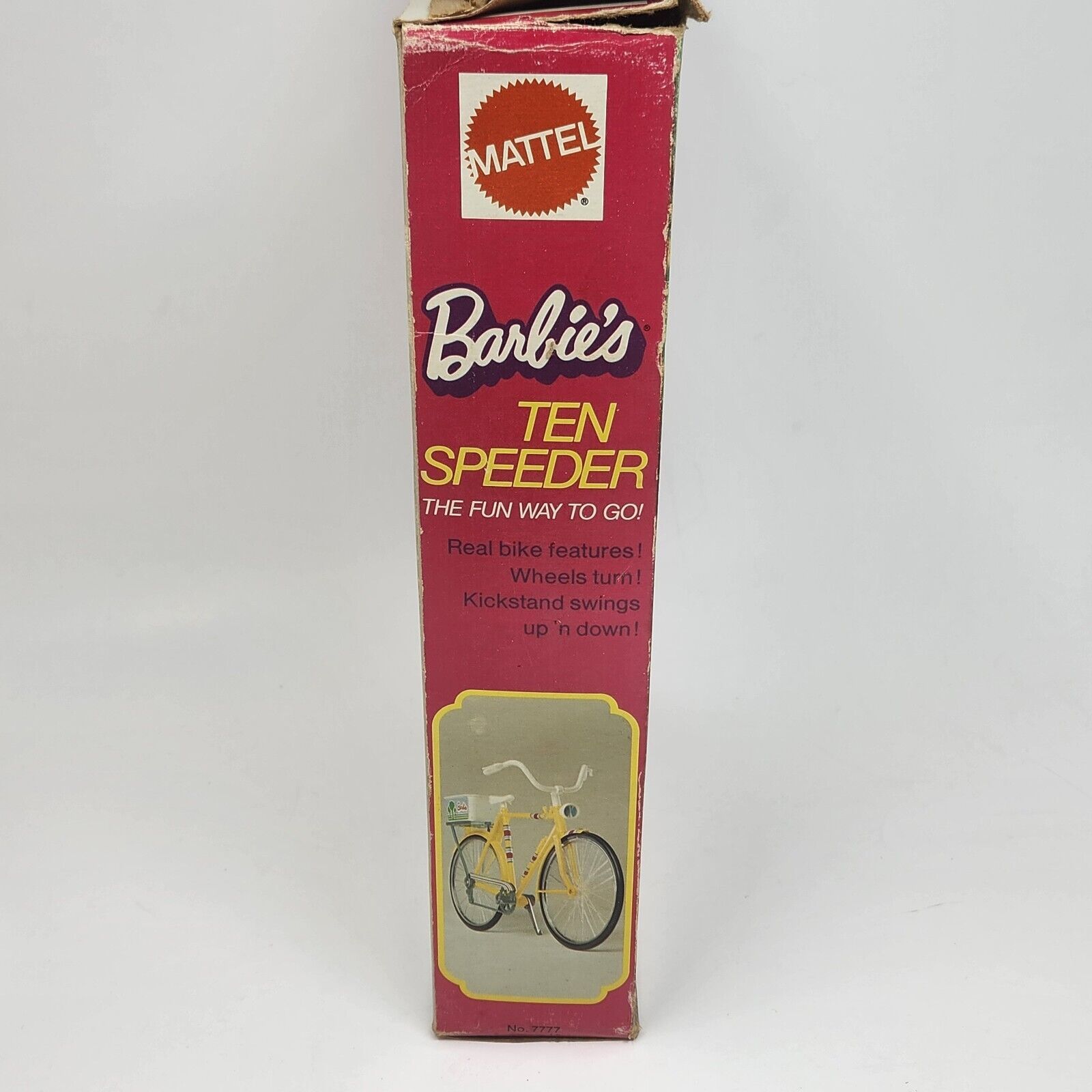 VINTAGE 1973 MATTEL BARBIE TEN SPEEDER YELLOW BIKE # 7777 IN ORIGINAL BOX Item image 10