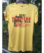 2015 HOOTERS Clearwater Beach FL 5K &amp; Ocean Swim Activewear Shirt Adult ... - £17.28 GBP