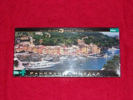 Portofino Italy Panoramic 750 Piece Puzzle Over 3 Feet Wide Buffalo Game... - £11.74 GBP