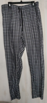 New Nautica Gray Plaid Super Soft Fleece Pajama Lounge Pant W/ Pockets Size Xl - £19.72 GBP