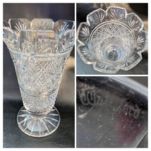 Waterford à Pied Crystal Vase Old Royal Obser 10 Inch Irlande Gothique B... - $3,585.89 MXN