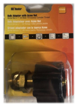 Mr. Heater F276133 1&#39;&#39; D Brass End Fitting w/Acme Nut x Male Throwaway Cylinder - $17.82