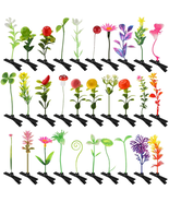 30 Pcs Bean Sprout Hair Clips Rave Mixed Style Plant Hairpins Hair Acces... - $215.83 MXN