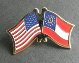 GEORGIA USA STATE FLAG COMBO LAPEL PIN BADGE 1 INCH - $5.64