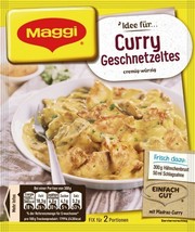 Maggi CURRY Geschnetzeltes Curry STRIPS-1pc/2 servings-Made in Germany-FREE SHIP - $5.93