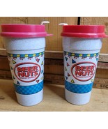 Beer Nuts Brand Snacks WHIRLEY Travel Coffee Mug Cup Plastic Thermo VTG ... - $845.72 MXN