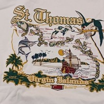 Saint Thomas USVI T.Shirt White XL Cotton - $10.40