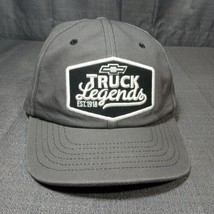 Chevy Truck Legends Gray Canvas Baseball Cap Hat Adjustable - £6.28 GBP