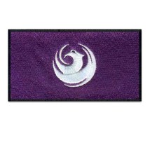 Phoenix City Flag Iron On Patch 3&quot; Arizona Purple Embroidered Applique Biker New - £3.91 GBP