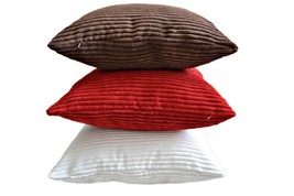 18x18&quot; Super Soft Corduroy Stripe Sofa Cushion Covers Cushion Cover - $4.97
