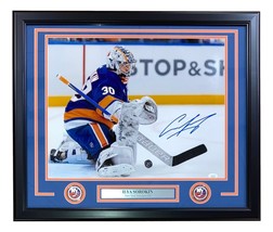 Ilya Sorokin Signé Encadré 16x20 New York Islanders Photo JSA ITP - £159.09 GBP