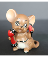 Josef Originals Mouse Village Figurine Talkie the Mouse original hangtag & foil - £13.58 GBP