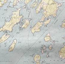 Map Friendship Maine 1973 Topographic Geo Survey 1:24000 27 x 22&quot; TOPO4 - £41.86 GBP