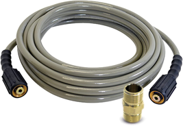 Pressure Washer Hose Cold Water Use 1/4 Inch By 25 Feet Polyester Natural NEW - £27.28 GBP