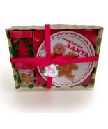 Boston Warehouse Sugar And Spice Cookie Set For Santa Christmas NEW SEAL... - $21.78