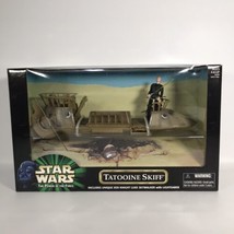 Star Wars Power of the Force Tatooine Skiff with Jedi Knight Luke Skywalker 1999 - £50.81 GBP