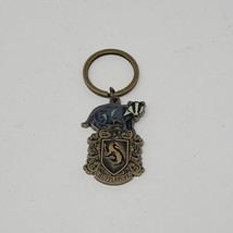 Harry Potter Universal Studios Hufflepuff Crest metal Keychain - £9.33 GBP