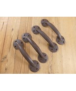 4 Cast Iron Antique Style Barn Handles Gate Pull Shed Door **READ DESCRI... - $37.82 CAD