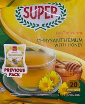 Pack of 8, Super Tea Infusions Chrysanthemum With Honey 360g / 12.7 Oz - £62.21 GBP
