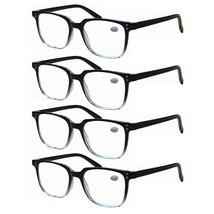 4 PK Unisex Blue Light Blocking Reading Glasses Computer Readers for Men... - £10.94 GBP