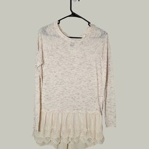 Rue21 Womens Shirt Medium White Long Sleeve - $14.44