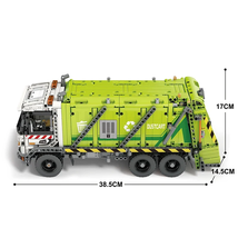 1468PCS Remote Control Compressed Garbage Truck Building Blocks City Sanitation  - £133.33 GBP