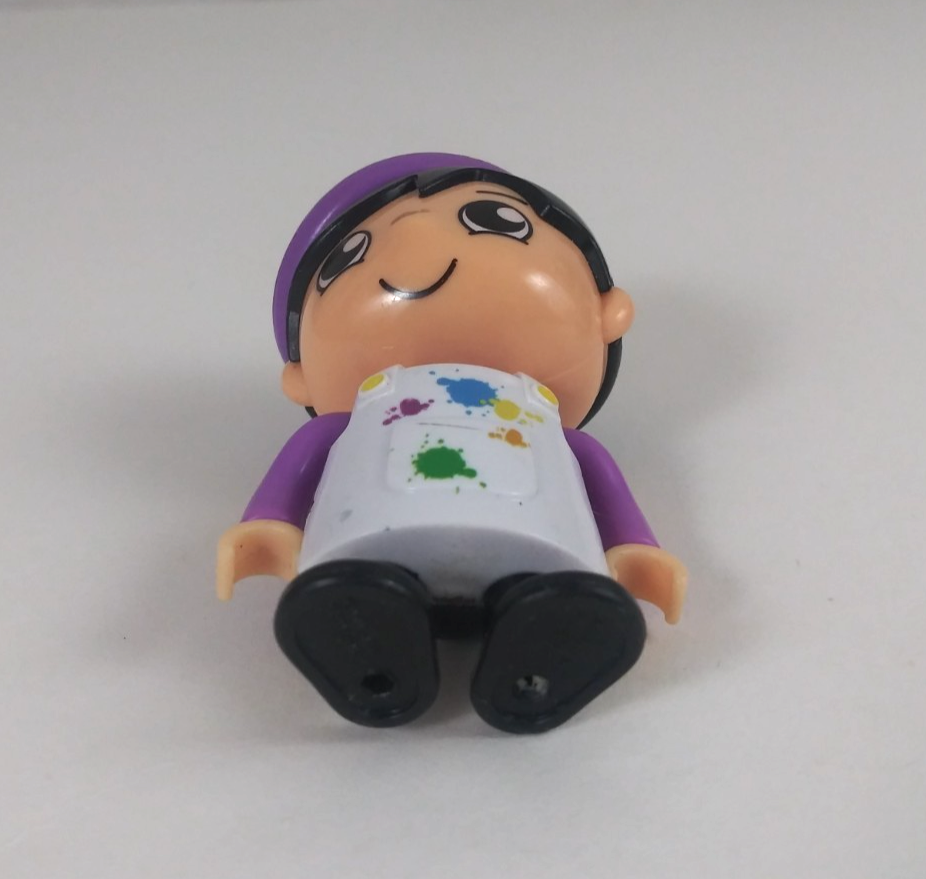 Bonkers Ryan's World Series 3 Purple Painter Ryan 3" Toy Figure Item image 6