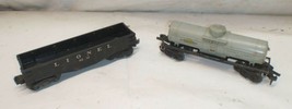 Lot Of 2 Lionel Train Cars - 6012 Hopper &amp; 1005 Tank Car - $21.98