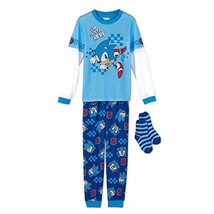 Sonic The Hedgehog Polyester Jersey and Fleece Pajama, Socks Set - $272.30 MXN+