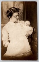 RPPC York PA Lillie Leonard and Robert Witman Woman Baby Studio Postcard H21 - £11.18 GBP