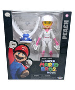 The Super Mario Bros Movie 5” Biker Peach Action Figure Toy Nintendo Wave 2 - $21.55