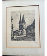 Dirk Van Hees Industrial Artist German Original Signed Charcoal Etching ... - €82,11 EUR