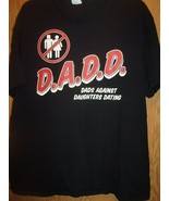 Gildan Men&#39;s Medium &quot;D.A.D. Dad&#39;s Against Daughters Dating&quot; Black T-Shir... - £5.51 GBP