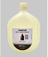 Method Hand Wash 34 Oz Refill Size Clear Vetiver + Amber Plant Based - $7.43